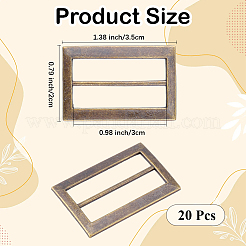 20 шт. пряжки для ремня из сплава&nbsp;FIND-CL0001-37AB