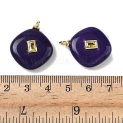 Крашеные натуральный белый нефрит подвески&nbsp;G-H328-06G-A14