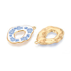 Подвески из нержавеющей стали 304 с эмалью&nbsp;STAS-OY002-90G-02