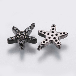 Латунные микро проложить кубического циркония подвески&nbsp;ZIRC-G132-53B