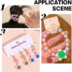 24шт 6 цвета бусины лэмпворк ручной работы&nbsp;LAMP-AR0001-31