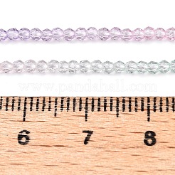 Прозрачный градиент цвета стеклянные бусины пряди&nbsp;LS-GLAA-G101-2mm-18