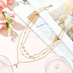 3 слоистые ожерелья&nbsp;NJEW-JN02560