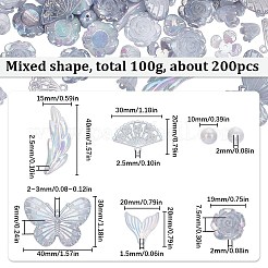 100 г пластиковые подвески и бусины и декодированные кабошоны OHAR-SC0002-99B
