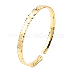 Латунь манжеты браслеты для женщин&nbsp;BJEW-G742-01G