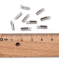 Устойчивые к потускнению концы шнура из нержавеющей стали 201 с загнутыми концами&nbsp;X-STAS-R055-07