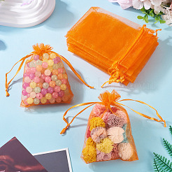 50 шт. мешочки из органзы для хранения ювелирных изделий&nbsp;OP-TA0001-16B