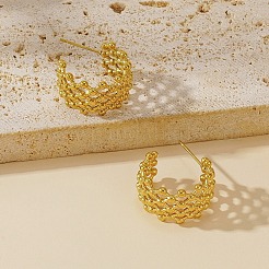 Серьги-гвоздики из нержавеющей стали 304&nbsp;FS-WGD62FC-01