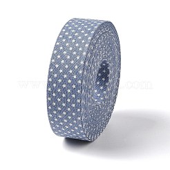 Лента из хлопка и льна длиной 5 м со звездным принтом&nbsp;LS-OCOR-K008-01B-02