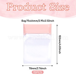 15 шт. прямоугольных пакетов с застежкой-молнией из ЭВА&nbsp;ABAG-TA0001-28B