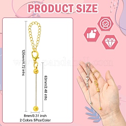 10 шт. 2-цветный цинковый сплав&nbsp;AJEW-CJ0001-50