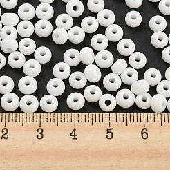 Стеклянные бусины с имитацией нефрита 3/0&nbsp;SEED-Z001-A-B01