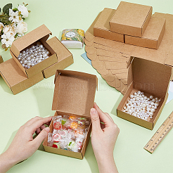 Складные квадратные подарочные коробки для хранения бумаги&nbsp;CON-WH0110-035E-01