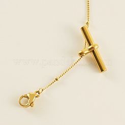 201 браслеты на ногу из нержавеющей стали с подвесками в виде т-образной планки для женщин&nbsp;FS-WG8F6B6-01