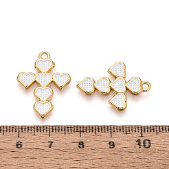 Подвески из нержавеющей стали 304 и эмали&nbsp;STAS-T073-62B-G