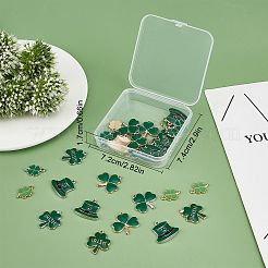 Подвески из сплава с эмалью в стиле 8&nbsp;ENAM-SC0002-87