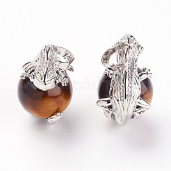 Природных тигровый глаз подвески&nbsp;G-G713-I04