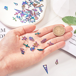 48 шт. 12 подвески из нержавеющей стали 201&nbsp;STAS-TA0001-90