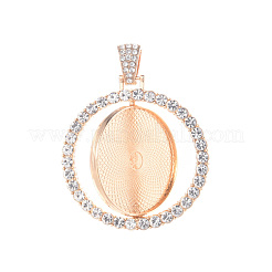 Сеттинги для кулона(кабошонов)&nbsp;PALLOY-S107-005KC-RS