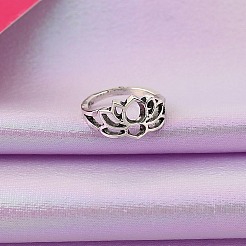 Полые кольца для пальцев ног в виде цветка лотоса из сплава FS-WGB7AA3-01