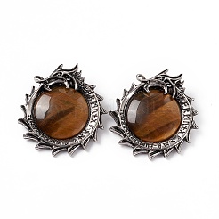 Природных тигровый глаз подвески&nbsp;G-G983-01AS-04