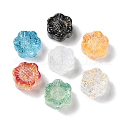 Прозрачные стеклянные бусины&nbsp;GLAA-O023-24