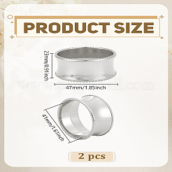 Кольца для салфеток из сплава&nbsp;AJEW-WH0609-176P