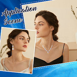 40шт граненые стеклянные подвески в форме капли&nbsp;GLAA-SP0001-11E