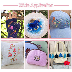 48 моток 12 цвета 6-слойная полиэфирная мулине для вышивания&nbsp;OCOR-TA0001-79