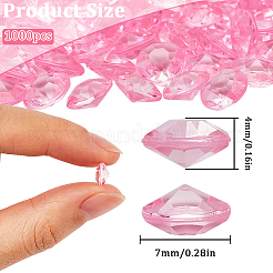 1000 шт. акриловые стразы с заостренной задней частью кабошоны&nbsp;GACR-SP0001-01B