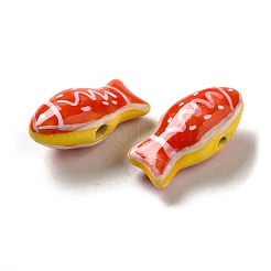 Ручной печатный шарики фарфора&nbsp;PORC-E015-17K