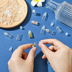 30 шт. стеклянная пустая бутылка подвеска украшение&nbsp;CON-YW0001-78