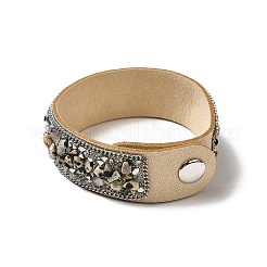 Браслет из искусственной замши с кнопкой&nbsp;LS-BJEW-F428-08