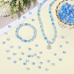 3 прядь кракле окрашенные в духовке имитация нефрита стеклянные бусины нити&nbsp;DGLA-LT0001-01B