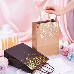 12 шт. подарочные пакеты из двухцветной тисненой золотой бумаги&nbsp;CARB-TA0001-02