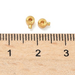 Зажимные бусины из латуни&nbsp;KK-H532-28G