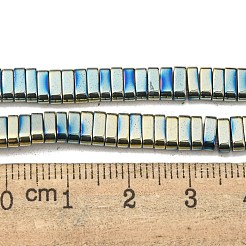 Гальванические немагнитная синтетический гематит бисер пряди&nbsp;G-C106-B02-17A