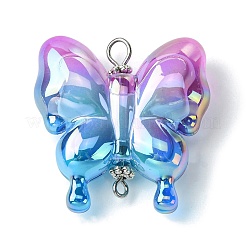 УФ-покрытие радужные акриловые подвески-соединители&nbsp;PALLOY-JF02521-01