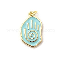 Латунь эмаль подвески&nbsp;KK-I378-08G