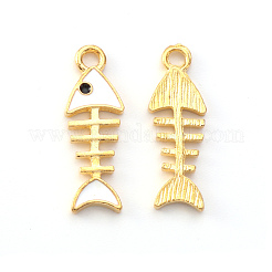 Подвески из эмалевого сплава с покрытием из легкого золота&nbsp;ENAM-R136-14A