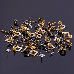 Компоненты сережек-гвоздиков из нержавеющей стали 304&nbsp;STAS-PH0004-09