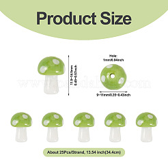 1 нить бусины лэмпворк ручной работы&nbsp;LAMP-TA0001-84J