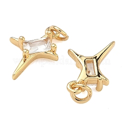 Латунные микро проложить кубического циркония подвески&nbsp;KK-A291-33B-G