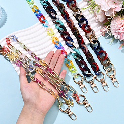 Прозрачный акриловый витой цепной мешок декоративные цепочки&nbsp;HJEW-YW00116-02