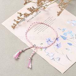 Регулируемые плетеные хлопковые шнуры&nbsp;AJEW-JB00797