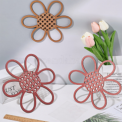 3шт. набор подвесок из натурального дерева&nbsp;WOOD-WH20002-04A