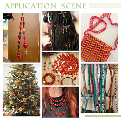 Крашеные натуральные деревянные бусины&nbsp;WOOD-PH0003-12A