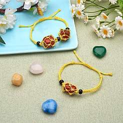 Регулируемый плетеный нейлоновый шнур макраме мешочек изготовление браслета&nbsp;AJEW-SW00013-02