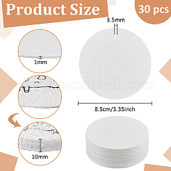30 шт. чистящие салфетки из древесной целлюлозы и хлопчатобумажной губки&nbsp;AJEW-BC0009-67A