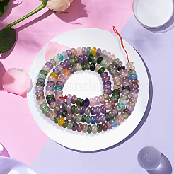 2 нить бусин из натурального окрашенного белого нефрита&nbsp;G-PA0001-85